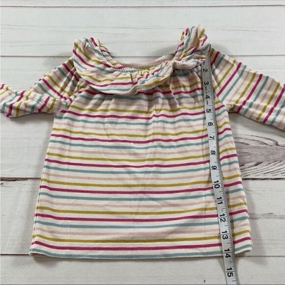 Mini Boden Girls Long Sleeve Striped Top - Picture 5 of 9